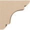 Ekena Millwork 4"W x 8"D x 8"H Classic New Brighton Rough Cedar Woodgrain TimberThane Corbel, Primed Tan CORUR04X08X08NEBRCPR - alternate 6